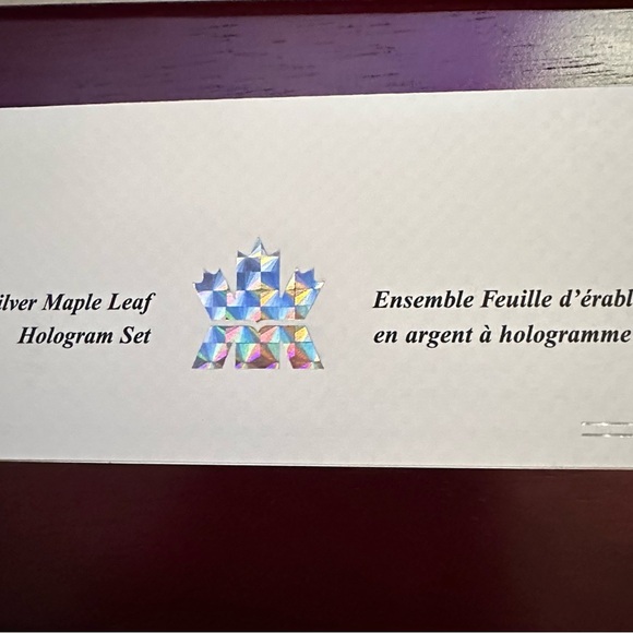 2003 Canada .9999 Fine Silver Maple Leaf Hologram 5 Coin Set w/COA, 1.92 ounces - Picture 9 of 10